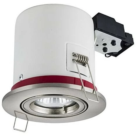 EUROPALAMP Spot BBC Orientable INOX IP20 + Ampoule GU10 7W Blanc Froid + Douille - Blanc Froid 6000K 2 EUROPALAMP Spot BBC Orientable INOX IP20 + Ampoule GU10 7W Blanc Froid + Douille - Blanc Froid 6000K – Image 2