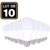 EUROPALAMP 10 Ampoules LED E27 20W 6000K Blanc Froid Haute Luminosité - Blanc Froid 6000K