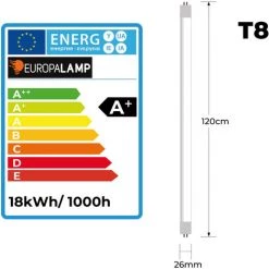 EUROPALAMP Kit 2 Tubes LED T8 18W Blanc Froid + Boitier Etanche 120cm - Blanc Froid 6000K -EUROPALAMP Soldes 2022 12517951 5