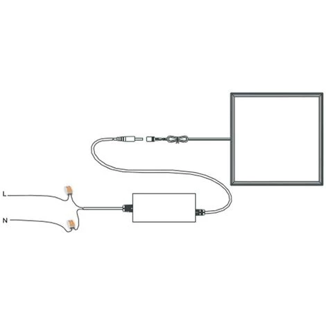 EUROPALAMP Dalle LED 40W PMMA 120x30 Blanc Froid 6000k 3 EUROPALAMP Dalle LED 40W PMMA 120x30 Blanc Froid 6000k – Image 3