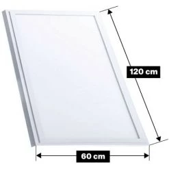 EUROPALAMP Dalle LED 120X60 60w Blanc Neutre + Transformateur Inclus