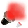 EUROPALAMP Spot Encastrable De Sol Rond Inox 304 Exterieur IP65 + Ampoule GU10 7W ROUGE