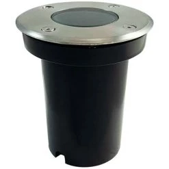 EUROPALAMP 10 Spots Encastrables De Sol Rond Inox 304 Exterieur IP65 + Ampoules GU10 7W VERT -EUROPALAMP Soldes 2022 15667887 3