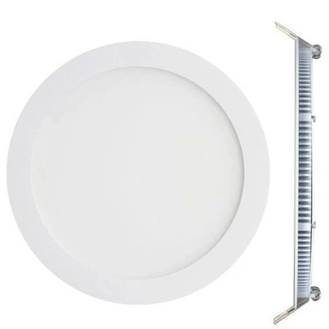 EUROPALAMP Spot Encastrable LED Rond Extra-Plat 6W - Blanc Chaud 2700K - Blanc Chaud 2700K 1 EUROPALAMP Spot Encastrable LED Rond Extra-Plat 6W - Blanc Chaud 2700K - Blanc Chaud 2700K