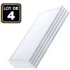 EUROPALAMP Dalle LED 1200x300 40W Lot De 4 Pcs Blanc Froid 6000k Haute Luminosité - Plusieurs Modèles Disponibles