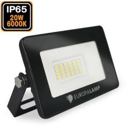 EUROPALAMP Projecteur LED 20W Ipad Blanc Froid 6500K Haute Luminosité - Blanc Froid 6000K