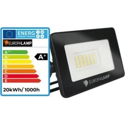 EUROPALAMP Projecteur LED 20W Ipad Blanc Froid 6500K Haute Luminosité - Blanc Froid 6000K -EUROPALAMP Soldes 2022 26022921 5