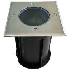 EUROPALAMP Spot Encastrable De Sol Carré Inox 304 Exterieur IP65