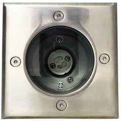 EUROPALAMP Lot De 5 Spots Encastrable De Sol Carré INOX 304 Pour GU10 -EUROPALAMP Soldes 2022 26850829 2