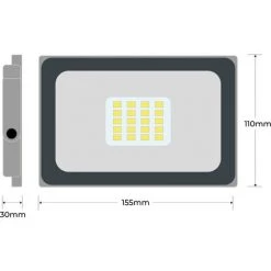 EUROPALAMP Projecteur LED 20W ProLine 2700K Haute Luminosité 8 EUROPALAMP Projecteur LED 20W ProLine 2700K Haute Luminosité -EUROPALAMP Soldes 2022 2830119 4