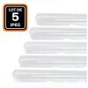 EUROPALAMP Lot De 5 Boitiers étanche LED Intégrées 50W Blanc Neutre 4000K 120CM