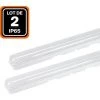 EUROPALAMP Lot De 2 Boitiers étanche LED Intégrées 36W Blanc Froid 6000K 120CM
