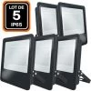 EUROPALAMP Lot De 5 Projecteurs LED Industriel MOON 300W