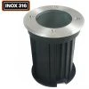 EUROPALAMP Spot Encastrable De Sol Rond Inox 316 Exterieur IP65 GU10