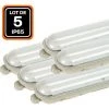 EUROPALAMP LOT DE 5 BOITIERS HERMÉTIQUES 36W BLANC NEUTRE 4000K