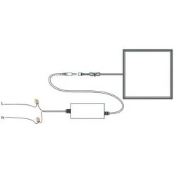 EUROPALAMP Dalle LED 600x600 40W Lot De 6 Pcs Blanc Neutre 4000k Haute Luminosité - Plusieurs Modèles Disponibles -EUROPALAMP Soldes 2022 3205519 3