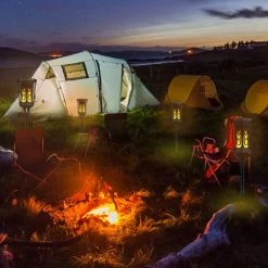 EUROPALAMP LOT DE 2 FLAMES SOLAIRE DÉTECTEUR CREPUSCULAIRE PCS LED 35 LUMENS - Blanc Chaud 2700K -EUROPALAMP Soldes 2022 32340093 4