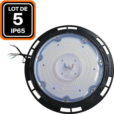 EUROPALAMP Lot De 5 Gamelles Suspension Industrielle HIGH BAY UFO 150W IP65 Blanc Froid 6000K 1 EUROPALAMP Lot De 5 Gamelles Suspension Industrielle HIGH BAY UFO 150W IP65 Blanc Froid 6000K
