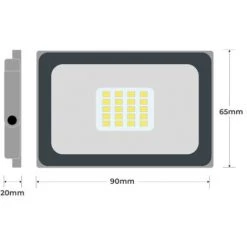 EUROPALAMP Lot De 30 Projecteurs LED 10W ProLine 4000K Haute Luminosité - Blanc Neutre 4500K -EUROPALAMP Soldes 2022 5401932 4