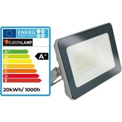 EUROPALAMP 30 Projecteur LED 20W ProLine Blanc Neutre 4000K Haute Luminosité - Blanc Neutre 4000K 9 EUROPALAMP 30 Projecteur LED 20W ProLine Blanc Neutre 4000K Haute Luminosité - Blanc Neutre 4000K -EUROPALAMP Soldes 2022 5401934 5