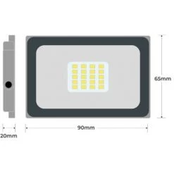 EUROPALAMP Lot De 10 Projecteurs LED 10W ProLine 4000K Haute Luminosité -EUROPALAMP Soldes 2022 5407265 4