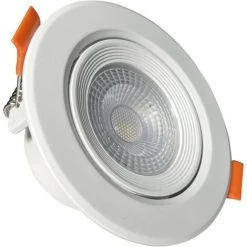 EUROPALAMP Spot LED Encastrable Rond 5W - Blanc Froid 6500K