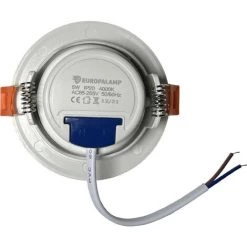 EUROPALAMP Lot De 40 Spot LED Encastrable Rond 5W - Blanc Chaud 3000K -EUROPALAMP Soldes 2022 54994643 4