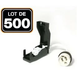 EUROPALAMP Lot De 500 Douilles GU10 Céramique Automatique 230V Classe 2