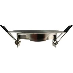 EUROPALAMP Lot De 10 Collerettes Supports Encastrables Orientables Spot LED Rond Alu Brossé - Diametre 90mm - Trou De Perçage 65mm - Alu Brossé -EUROPALAMP Soldes 2022 9293722 3