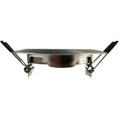 EUROPALAMP Lot De 100 Collerettes Supports Encastrables Orientables Spot LED Rond Alu Brossé - Diametre 90mm - Trou De Perçage 65mm - Alu Brossé -EUROPALAMP Soldes 2022 9293723 3