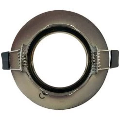 EUROPALAMP Lot De 100 Collerettes Supports Encastrables Orientables Spot LED Rond Alu Brossé - Diametre 90mm - Trou De Perçage 65mm - Alu Brossé -EUROPALAMP Soldes 2022 9293723 4