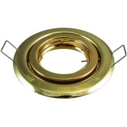 EUROPALAMP Collerette Orientable Dorée GU10 / MR16