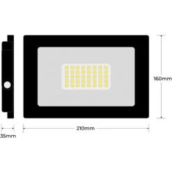 EUROPALAMP Projecteur LED 50W Ipad Blanc Froid 6000K Haute Luminosité -EUROPALAMP Soldes 2022 9986665 4